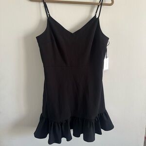 Black midi Aline dress by 1State